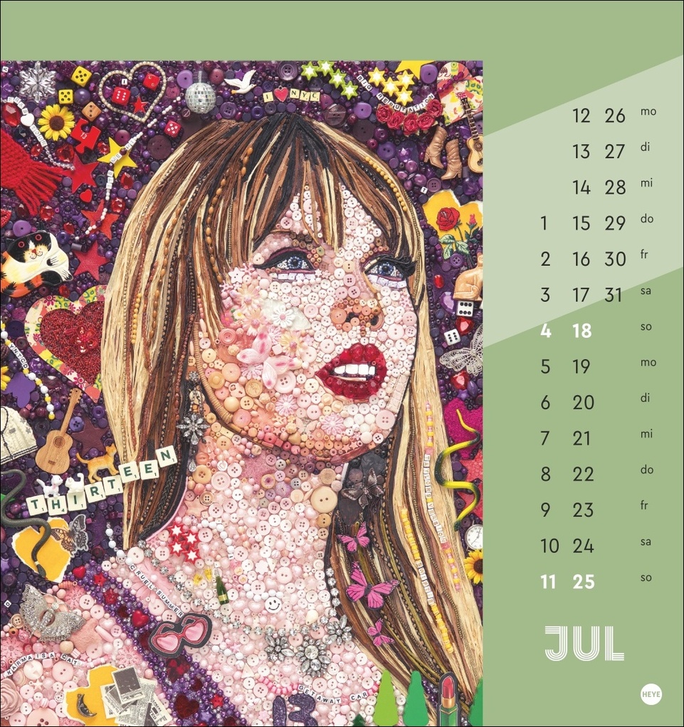 Weitere Ansicht: Taylor Postkartenkalender 2027