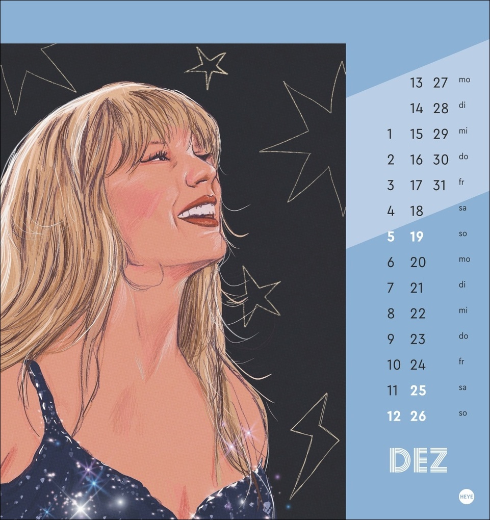 Weitere Ansicht: Taylor Postkartenkalender 2027