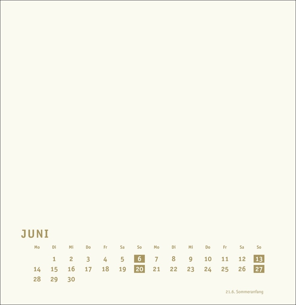 Weitere Ansicht: Premium-Bastelkalender gold groß 2027