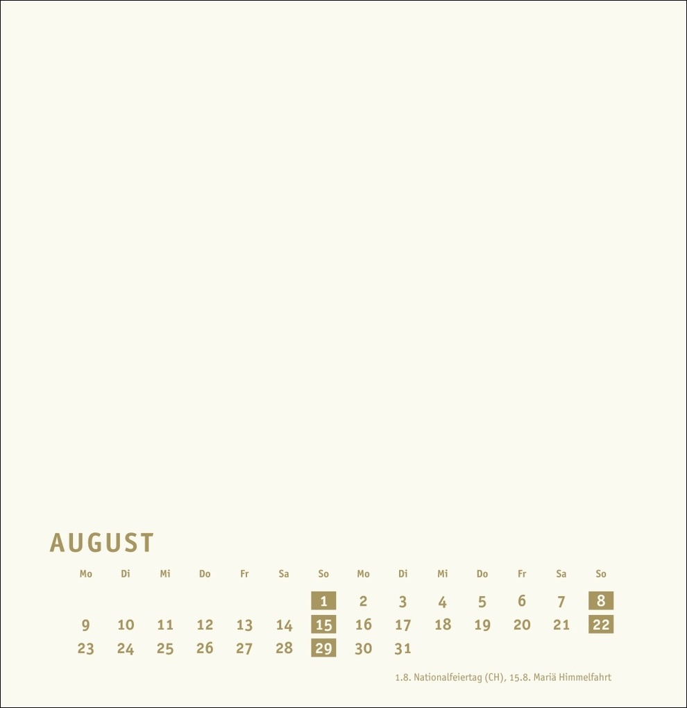 Weitere Ansicht: Premium-Bastelkalender gold groß 2027