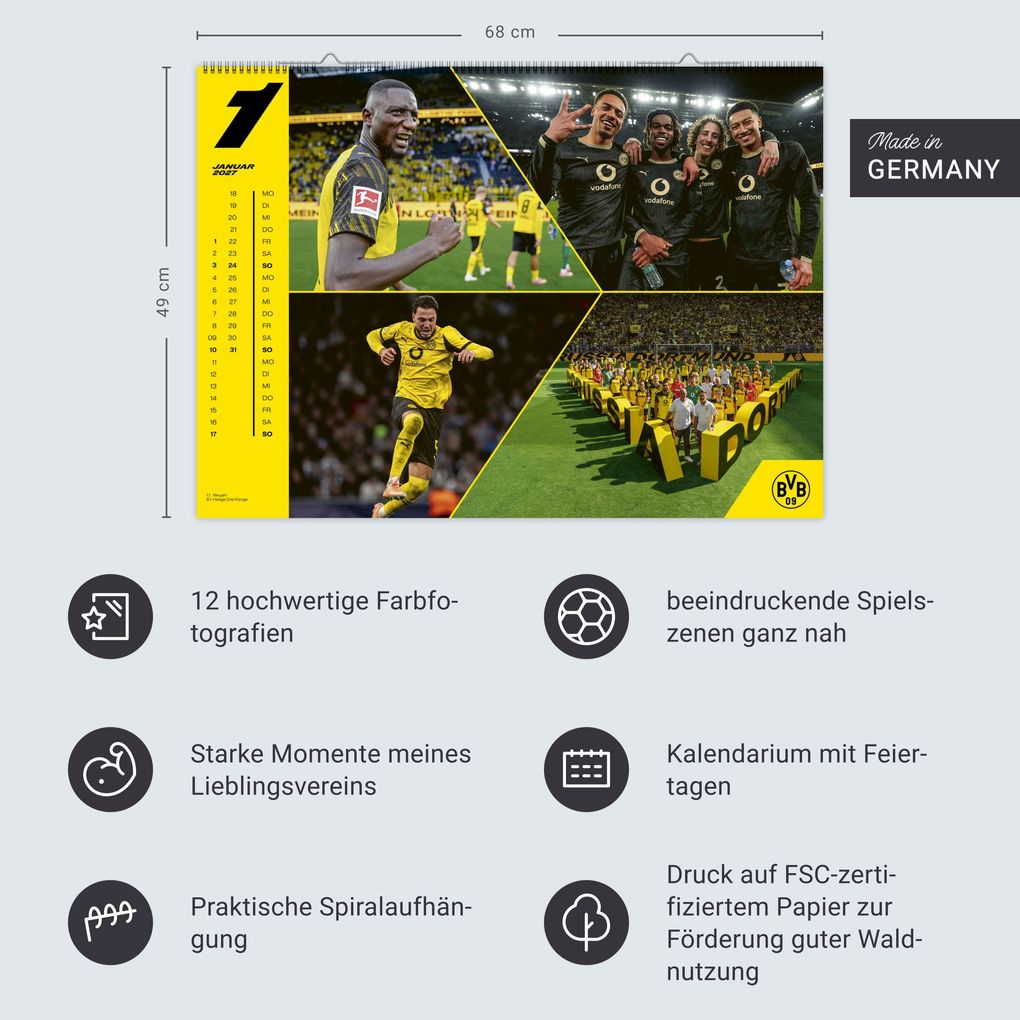 Weitere Ansicht: BVB Edition Kalender 2027