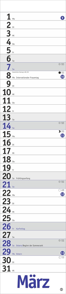 Weitere Ansicht: Langplaner, blau 2027