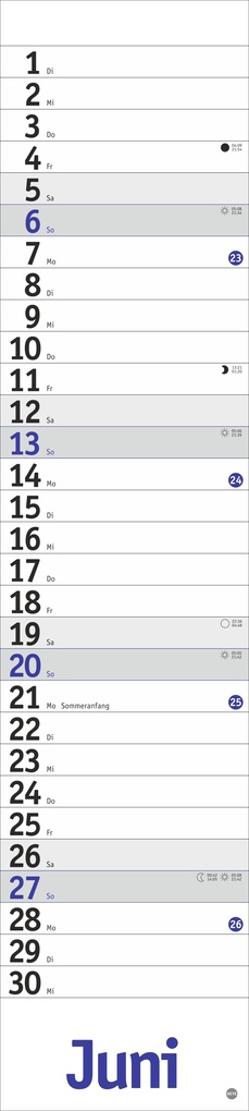 Weitere Ansicht: Langplaner, blau 2027