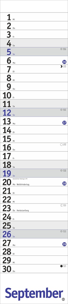 Weitere Ansicht: Langplaner, blau 2027