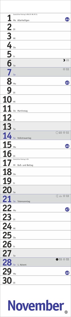 Weitere Ansicht: Langplaner, blau 2027