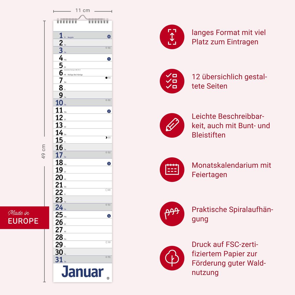 Weitere Ansicht: Langplaner, blau 2027