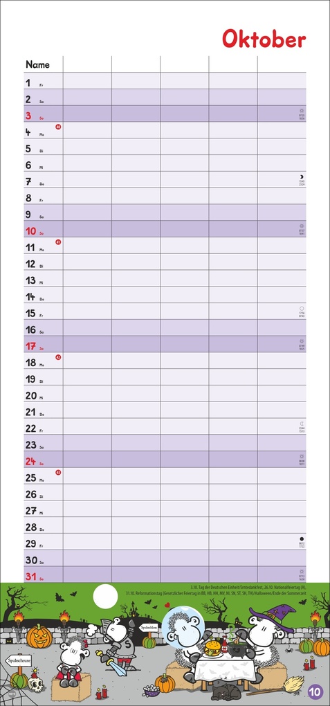 Weitere Ansicht: sheepworld Familienplaner 2027