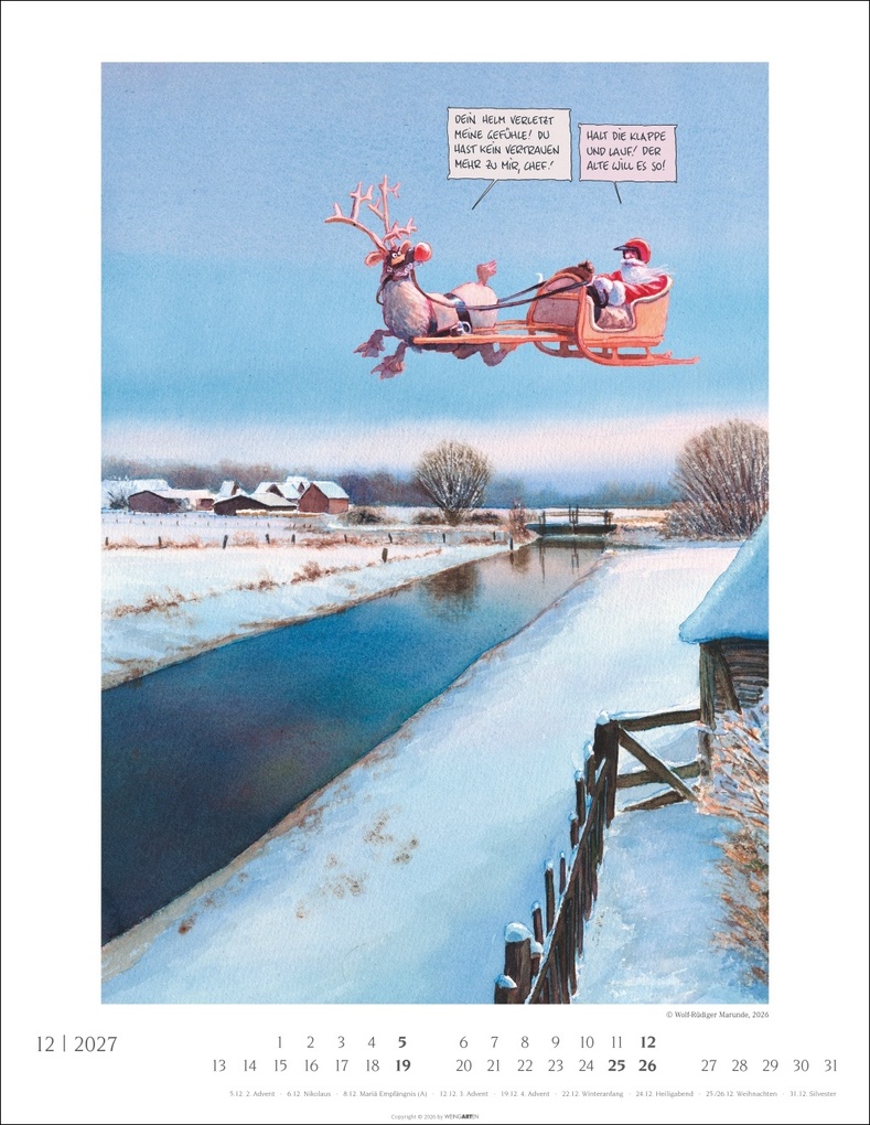 Weitere Ansicht: Marunde Kalender 2027 | Wolf-Rüdiger Marunde