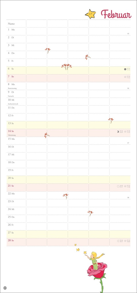 Weitere Ansicht: Der Kleine Prinz Familienplaner 2027