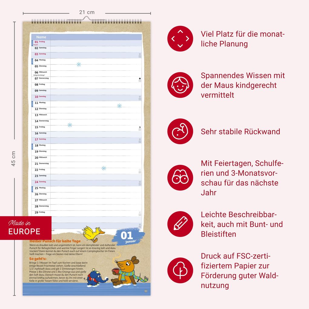 Weitere Ansicht: Nachhaltig Planen mit der Maus 2027