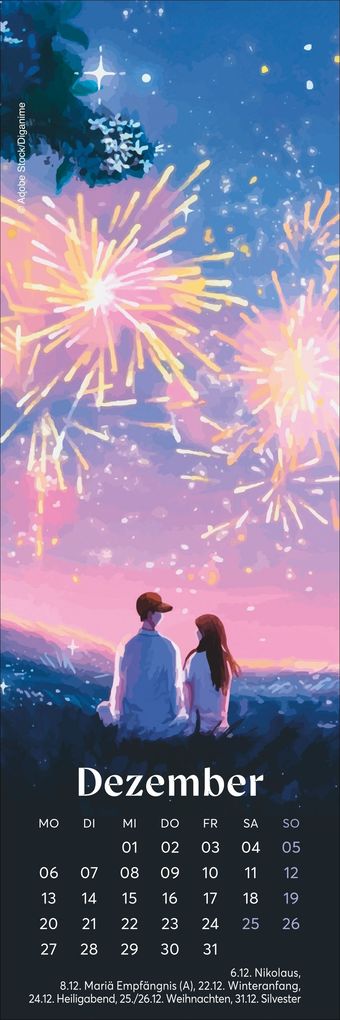 Weitere Ansicht: Romance Lesezeichen & Kalender 2027