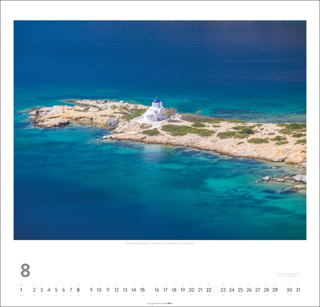 Weitere Ansicht: Griechische Inseln Kalender 2027 - Im Land der Götter