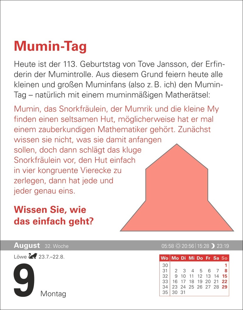 Weitere Ansicht: Der Mathematik-Kalender Tagesabreißkalender 2027 - Nachts teile ich heimlich durch Null | Matthias Delbrück, Carsten Heinisch