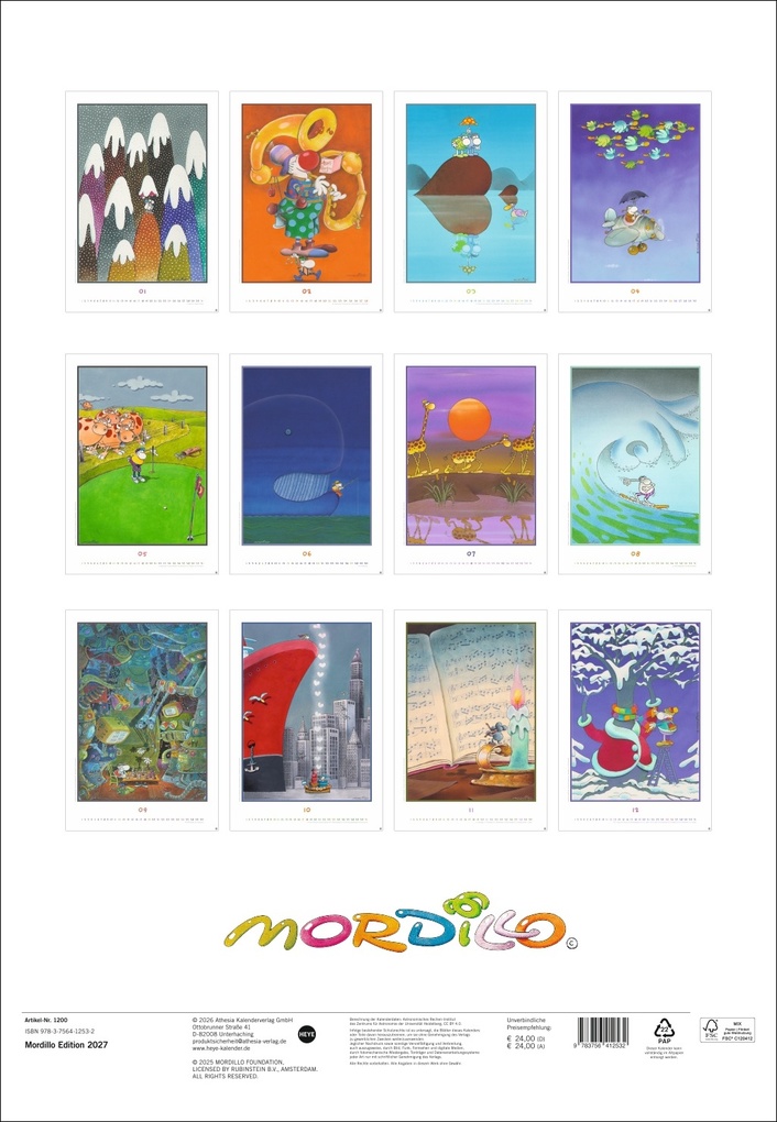 Weitere Ansicht: Mordillo Edition Kalender 2027 | Guillermo Mordillo