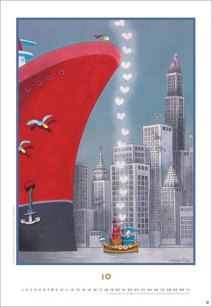 Weitere Ansicht: Mordillo Edition Kalender 2027 | Guillermo Mordillo