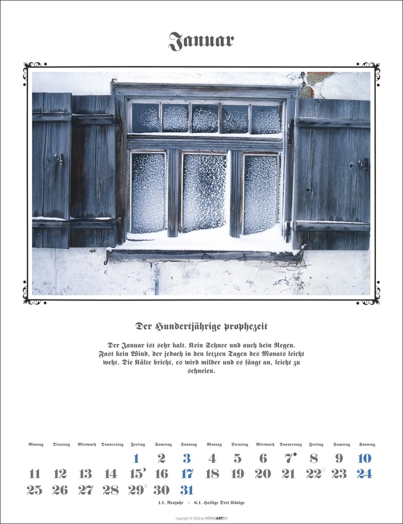 Weitere Ansicht: Der Hundertjährige Kalender 2027