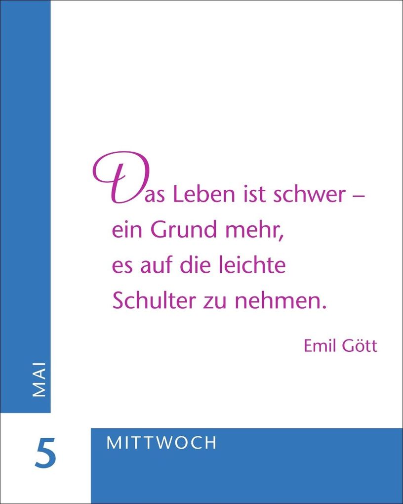 Weitere Ansicht: Ein Jahr gute Laune Mini-Geschenkkalender 2027 | Julia Linne