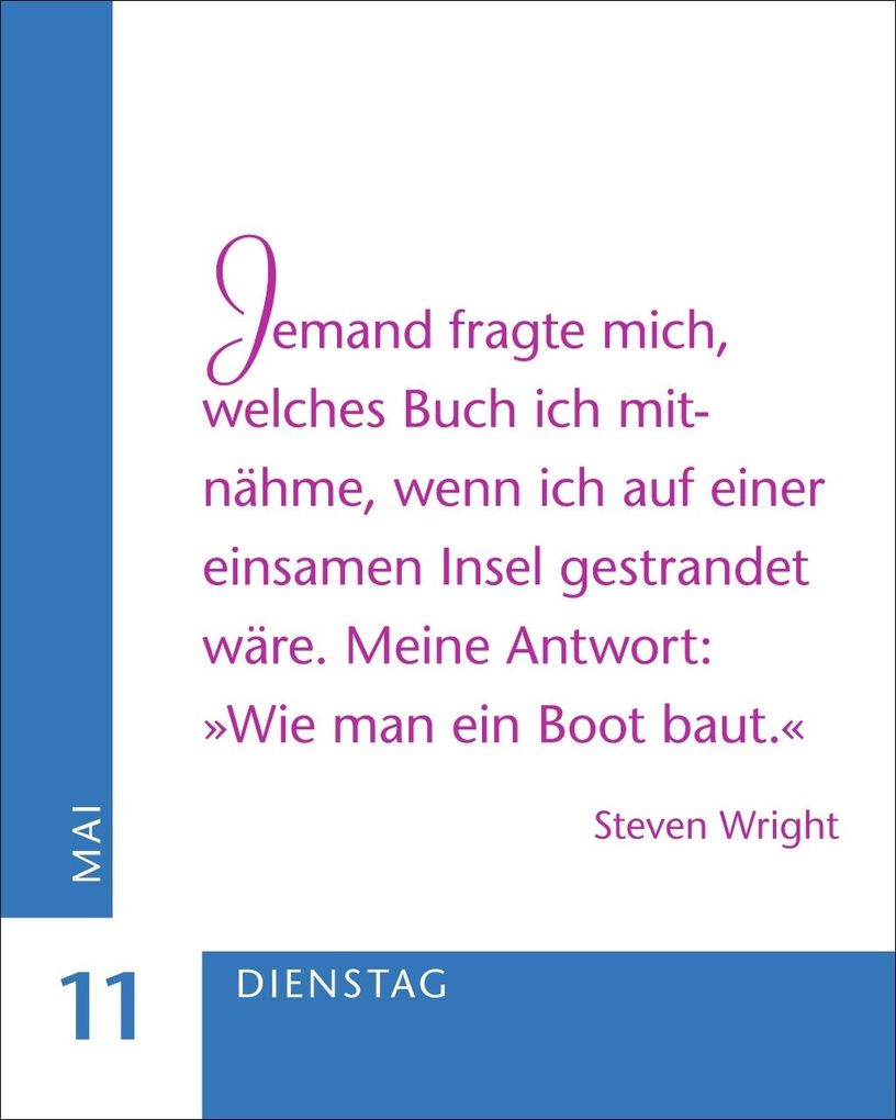 Weitere Ansicht: Ein Jahr gute Laune Mini-Geschenkkalender 2027 | Julia Linne