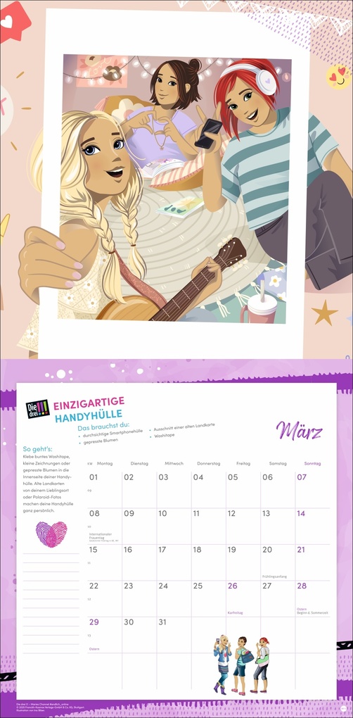 Weitere Ansicht: Die drei !!! Broschurkalender 2027