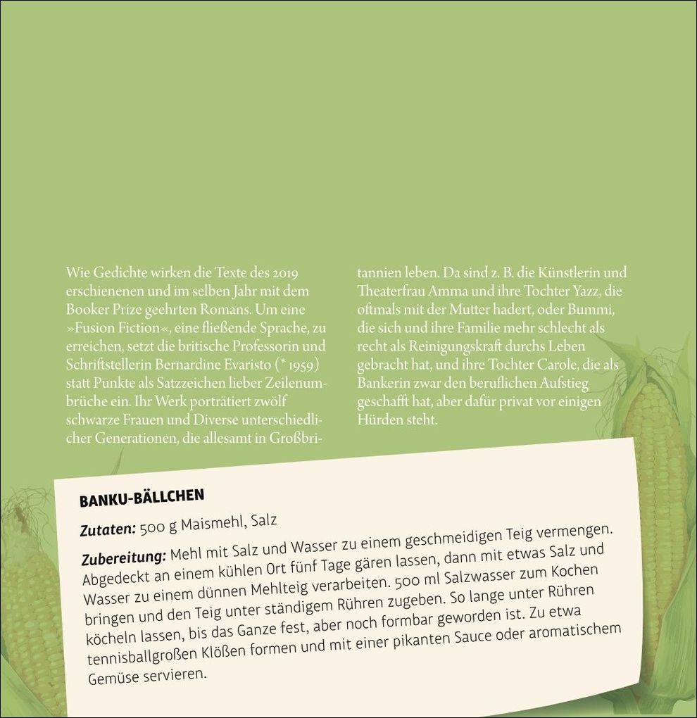 Weitere Ansicht: Der kleine literarische Küchenkalender Premium-Postkartenkalender 2027 - Mit Texten und Rezepten