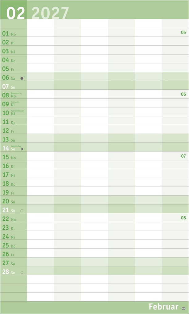 Weitere Ansicht: Basic Familienplaner XL 2027