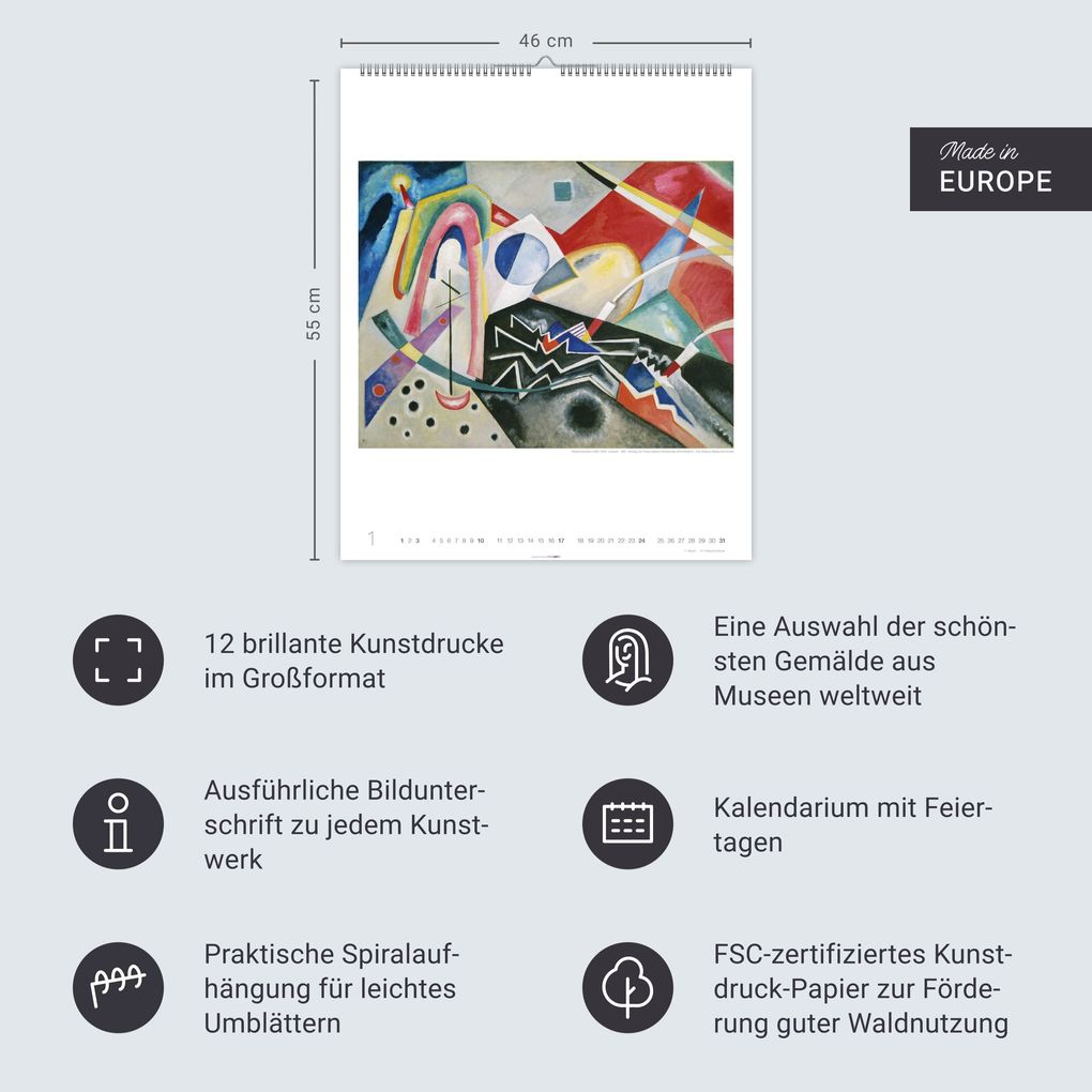 Weitere Ansicht: Wassily Kandinsky Edition Kalender 2027 | Wassily Kandinsky