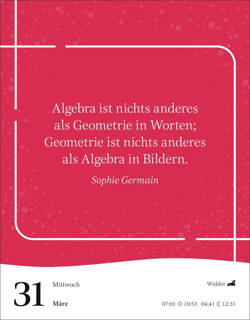 Weitere Ansicht: Starke Worte von starken Frauen Tagesabreißkalender 2027 | Brigitte Lotz, Martina Schnober-Sen, Anders Ulrike