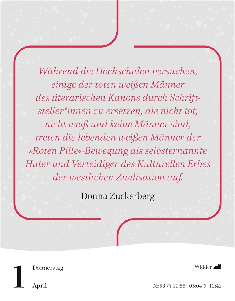 Weitere Ansicht: Starke Worte von starken Frauen Tagesabreißkalender 2027 | Brigitte Lotz, Martina Schnober-Sen, Anders Ulrike