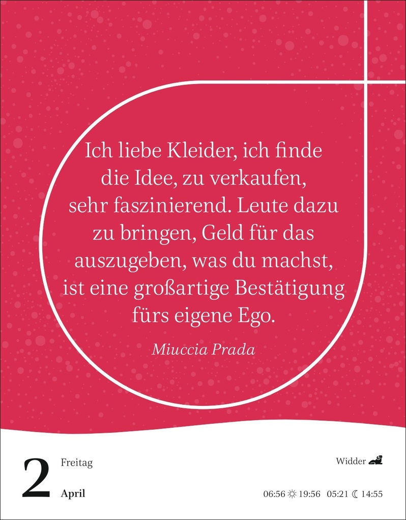 Weitere Ansicht: Starke Worte von starken Frauen Tagesabreißkalender 2027 | Brigitte Lotz, Martina Schnober-Sen, Anders Ulrike