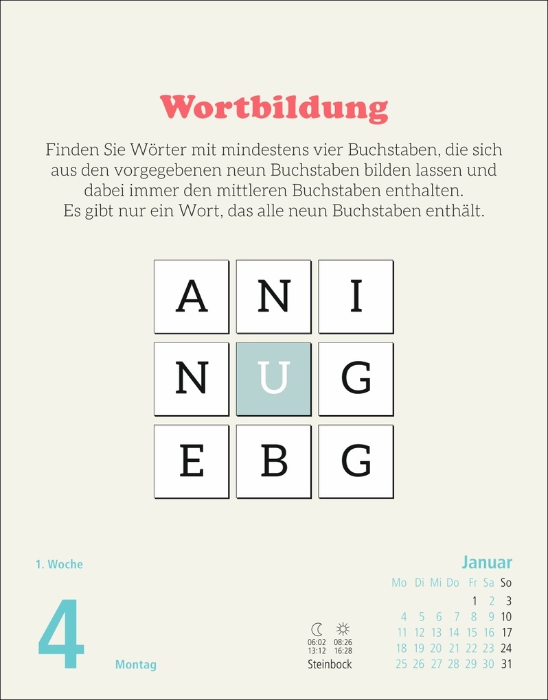 Weitere Ansicht: Stefan Heine Rentnerrätsel Tagesabreißkalender 2027 | Stefan Heine