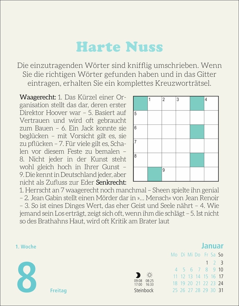 Weitere Ansicht: Stefan Heine Rentnerrätsel Tagesabreißkalender 2027 | Stefan Heine