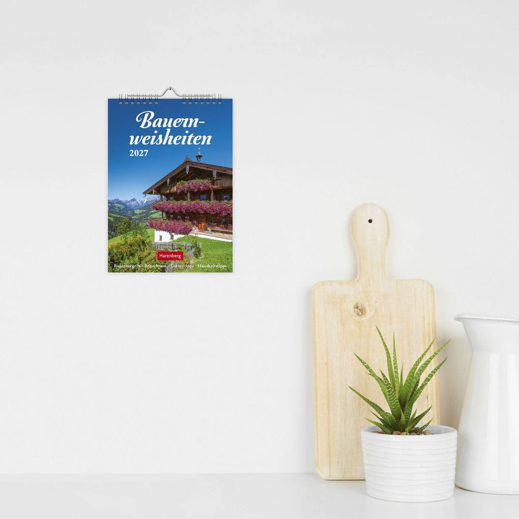 Weitere Ansicht: Bauernweisheiten Wochenkalender 2027 - Bauernregeln, Brauchtum, Gartentipps, Haushaltstipps | Jochen Dilling
