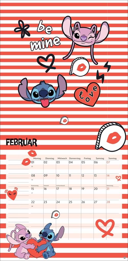 Weitere Ansicht: Stitch Broschurkalender 2027