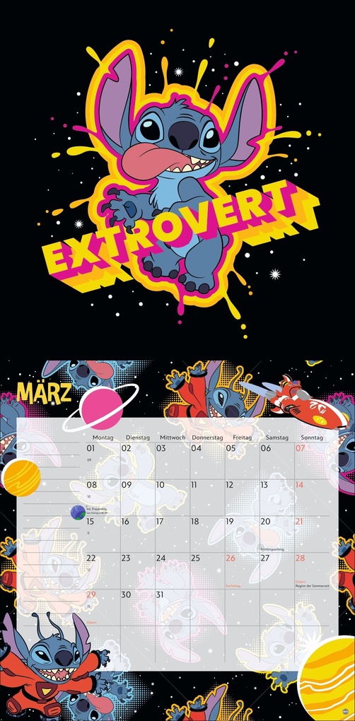 Weitere Ansicht: Stitch Broschurkalender 2027