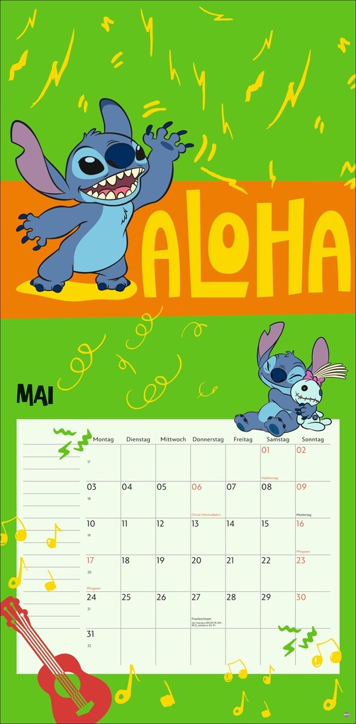 Weitere Ansicht: Stitch Broschurkalender 2027