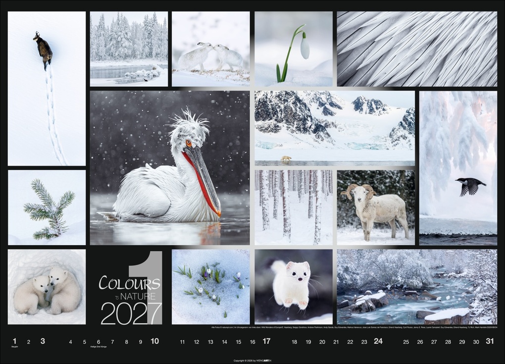 Weitere Ansicht: Colours of Nature Kalender 2027