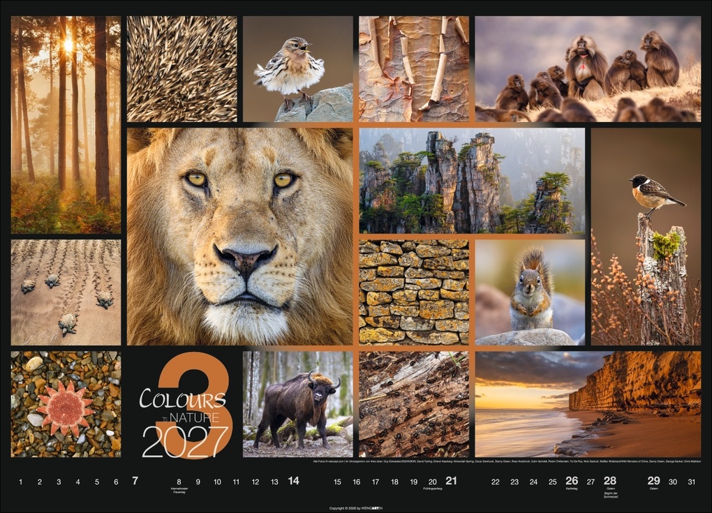 Weitere Ansicht: Colours of Nature Kalender 2027