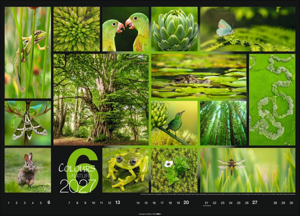 Weitere Ansicht: Colours of Nature Kalender 2027