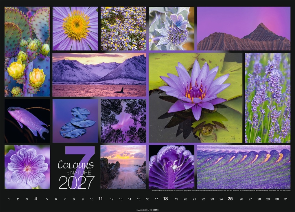 Weitere Ansicht: Colours of Nature Kalender 2027