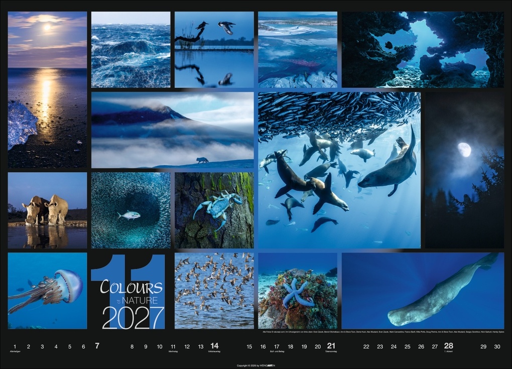 Weitere Ansicht: Colours of Nature Kalender 2027