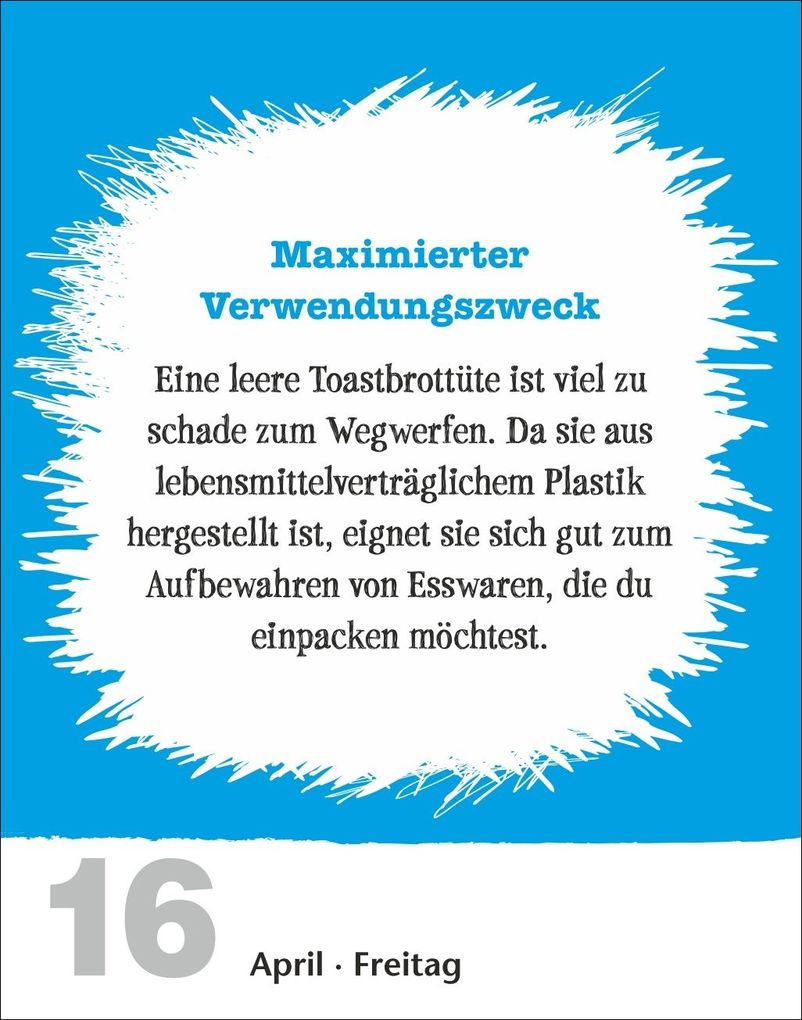 Weitere Ansicht: Lifehacks Tagesabreißkalender 2027 - Der hilfreichste Kalender aller Zeiten | Ann Christin Artel
