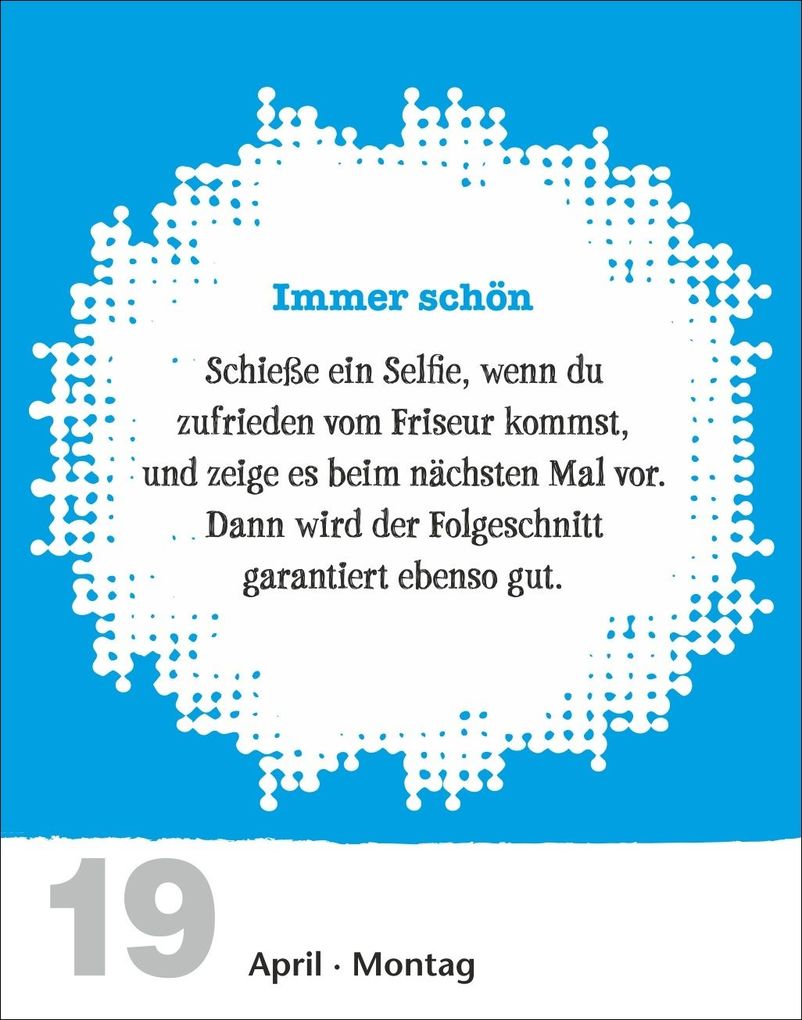 Weitere Ansicht: Lifehacks Tagesabreißkalender 2027 - Der hilfreichste Kalender aller Zeiten | Ann Christin Artel