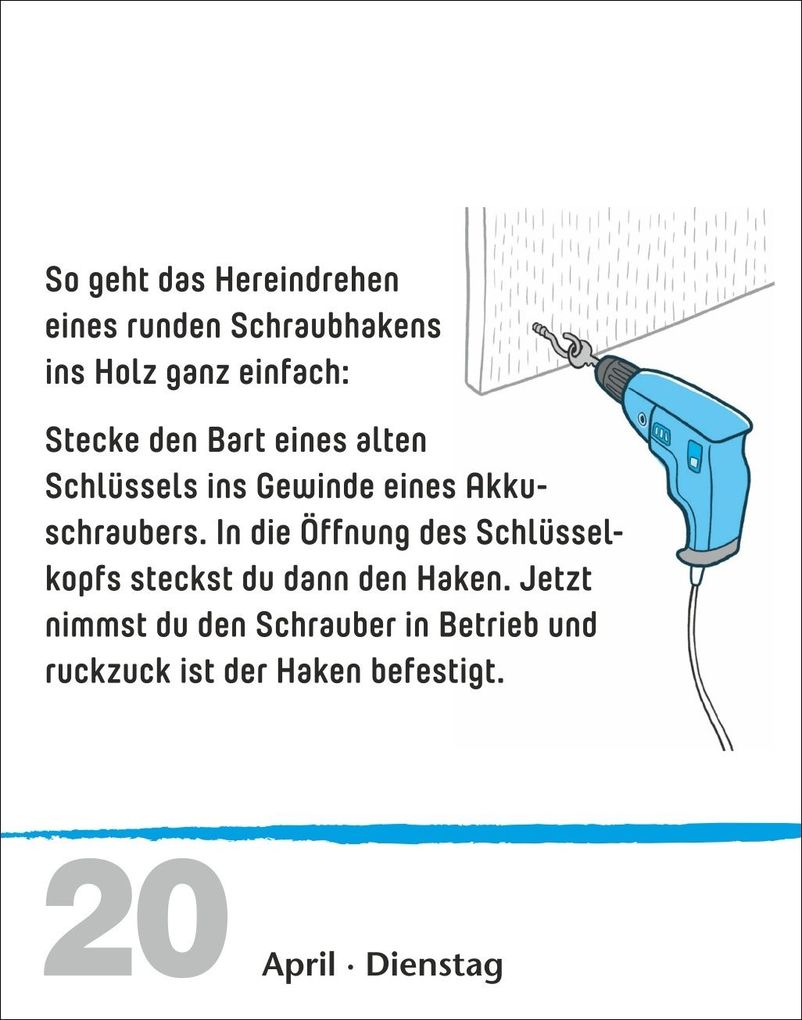 Weitere Ansicht: Lifehacks Tagesabreißkalender 2027 - Der hilfreichste Kalender aller Zeiten | Ann Christin Artel