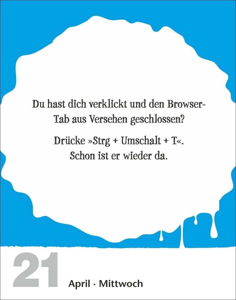 Weitere Ansicht: Lifehacks Tagesabreißkalender 2027 - Der hilfreichste Kalender aller Zeiten | Ann Christin Artel