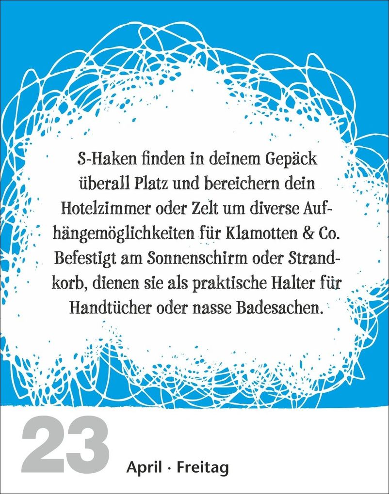 Weitere Ansicht: Lifehacks Tagesabreißkalender 2027 - Der hilfreichste Kalender aller Zeiten | Ann Christin Artel