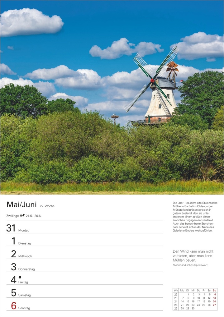 Weitere Ansicht: Deutschland Wochenplaner 2027 - Eine Reise in 53 Bildern | Ulrike Issel