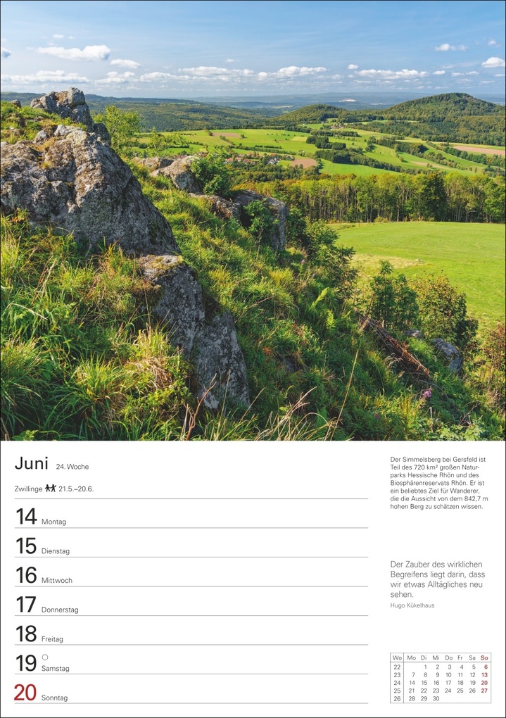 Weitere Ansicht: Deutschland Wochenplaner 2027 - Eine Reise in 53 Bildern | Ulrike Issel