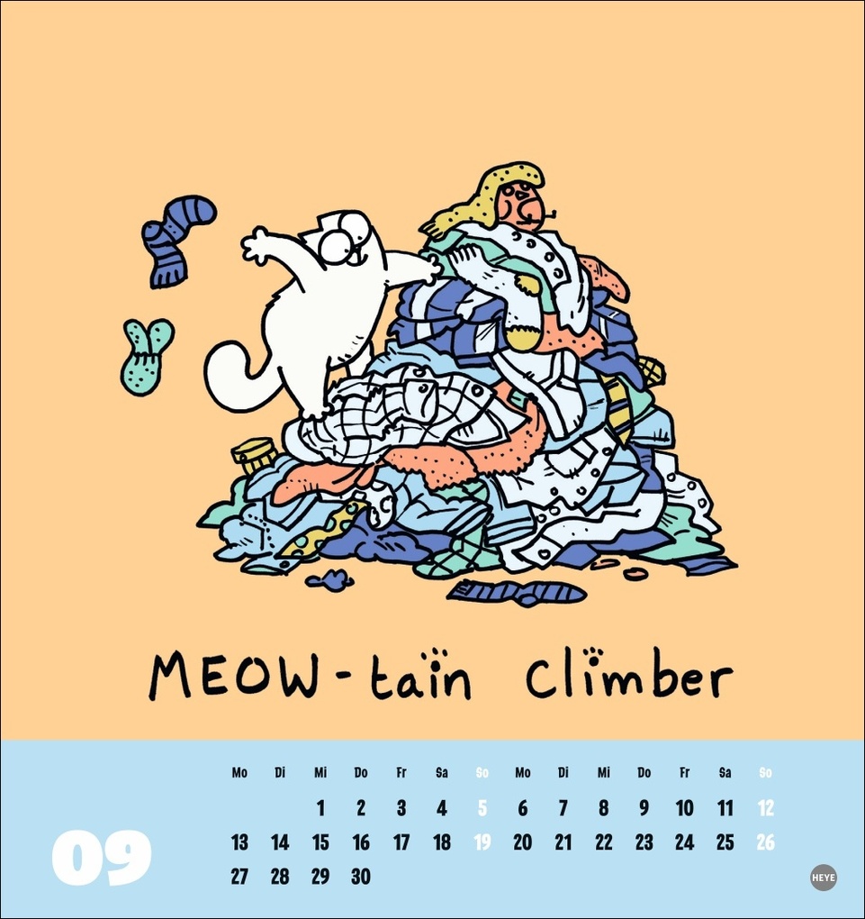 Weitere Ansicht: Simons Katze Postkartenkalender 2027 | Simon Tofield