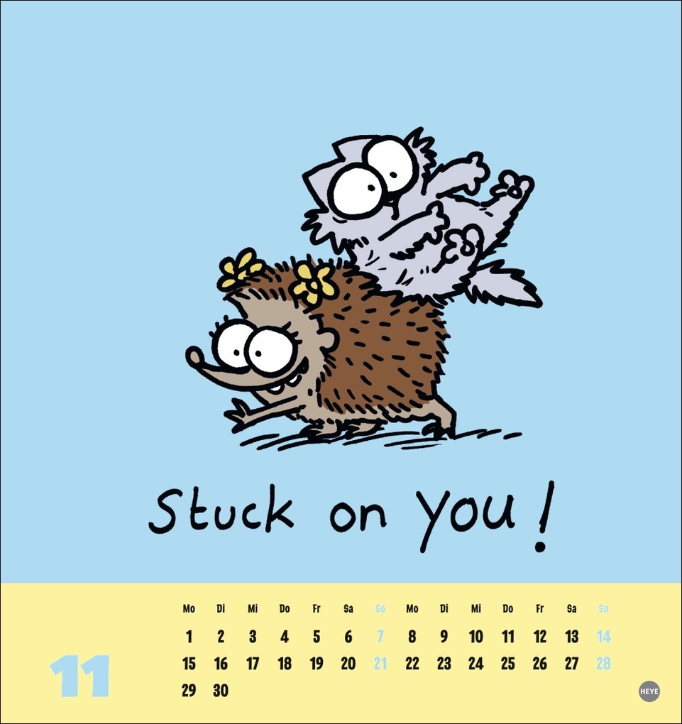 Weitere Ansicht: Simons Katze Postkartenkalender 2027 | Simon Tofield