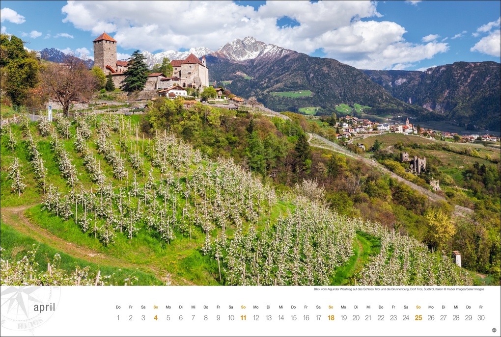 Weitere Ansicht: Südtirol Globetrotter Kalender 2027 - Von romantischen Tälern und schroffer Bergwelt
